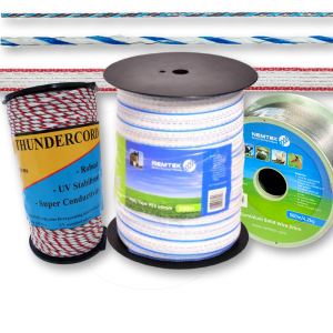 How To Choose The Right Electric Fence Wire For Your Situation 13 Electric fence polywire polybraid polytape plain fencing wire and polyrope