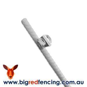 JVA 0.9m Galvanised Steel Electric Fence Earth Stake – N-E103 - Fixture Close Up
