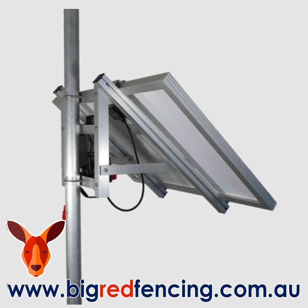 Jva 80Km 8 Joule Solar Electric Fence Energiser Kit 5 Solar Panel Charging Kits for Electric Fence Energisers