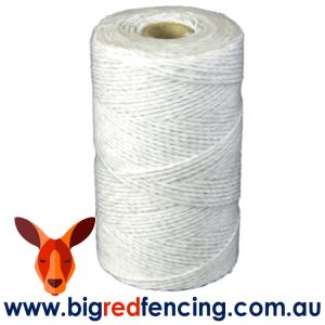 JVA 200 metre roll of electric fence poly wire SP015 white