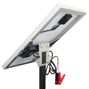 JVA 20W Solar Charging kit for electric fence energisers PTE2270 - Back View