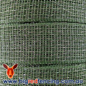 JVA 40mm Standard Poly Tape 200m Green N-N218G -Close Up