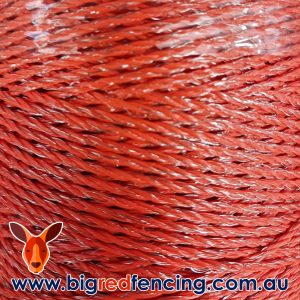 JVA Economy Electric Fence Polywire - Orange - 500m Roll - N-S912O Close Up