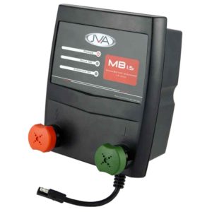JVA MB1.5 Mains Battery Electric Fence Energizer 1.5 Joule15km Front View