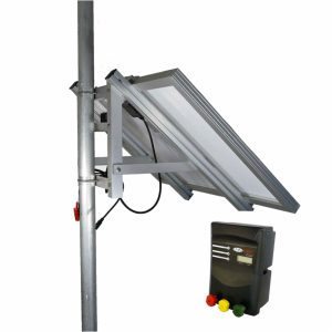 JVA MB12 Electric Fence Energiser + 100W Solar Kit- PTE2272 + PTE2141
