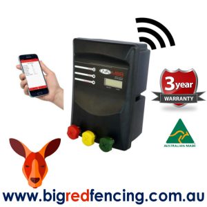 JVA MB8 80km Mains or Battery Powered Electric Fence IP Energizer 8 Joule Bi Polar PTE2140