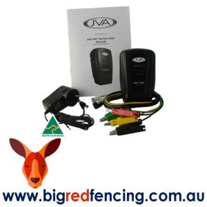 JVA PET100 1km Mains or Battery Powered Electric Fence Energiser PTE2237 box contents
