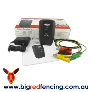 JVA PET500 5km 5J electric fence energiser mains or battery powered Box Contents