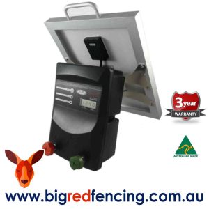 JVA SV10 8km Solar Powered Electric Fence Energiser - 1.1 Joule PTE2161