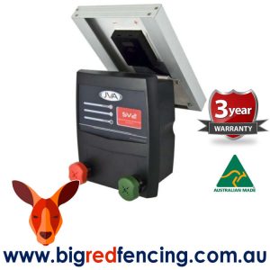 JVA SV2 2km Solar Powered Electric Fence Energiser - 0.2 Joule PTE2234