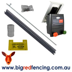 JVA Solar electric fence kits for dogs and pets