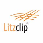 Litzclip polywire and polytape repair clips for electric fence joining