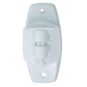 NEMTEK ELECTRIC FENCE WOOD POST PINLOCK INSULATORS WHITE AI-TWRI