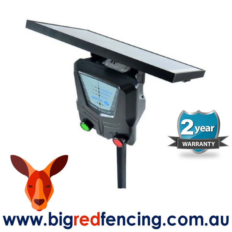 Nemtek Agri 5 - 5Km Solar Electric Fence Energiser - Internal Battery Included 3 Nemtek Agri Solar 5km Solar Electric Fence Energiser AE-SB005 top