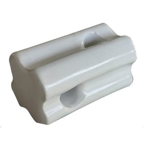 Nemtek Porcelain Ceramic Electric Fence End Strainer Bull Nose EI-STFP or EI-STFP10