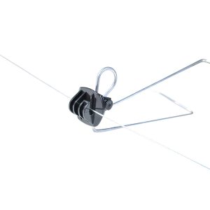 Nemtek Electric Fence Outrigger Bracket With Picket Insulator AA-OUTRIGGER230 and AA-OUTRIGGER340 With Wire