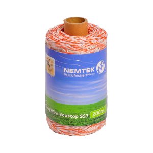 Nemtek Electric Fence Polywire Eco Stop SS3 AW-PWSS3-200M Roll