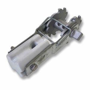 Nemtek Electric Fence Ratchet Porcelain End Strainer Insulator - AS-WSP-HD