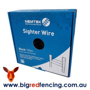 Nemtek Horse Sighter Wire Black 100m roll AW-SITA-100B - Easy Dispense Box
