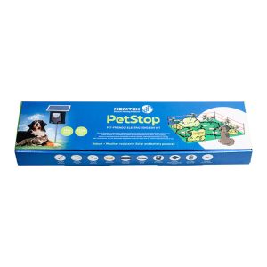 Nemtek Pet Stop Electric Fence Kit For Dogs and Pets AA-PETKIT Box