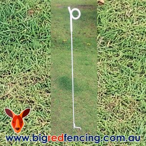 Nemtek Pigtail Tread-in Post Strip Grazing white