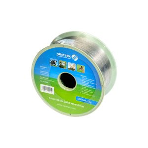 Nemtek Solid Aluminium Electric Fence Wire - 2mm x 500m Rolls - AW-AL20-500