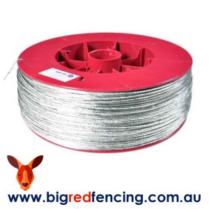Nemtek Stranded Aluminium Electric Fence Wire 2mm x 500m AW-AL20-500-STR on roll