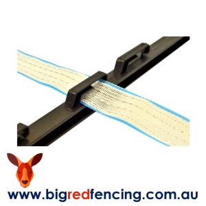 Nemtek Tred In Electric Fence Post 1200mm Black AA-PP-B with 40mm poly tape