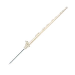 Nemtek Tred In Electric Fence Post 1200mm White AA-PP-W