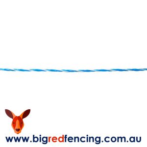 Nemtek electric fence Poly-Wire-Blue-Mix-6-400m-AW-pwbmix6-400m close up