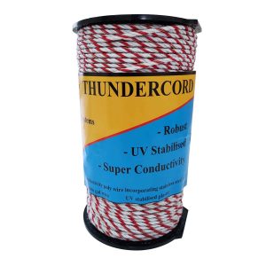 Thunderbird 200m roll of Thundercord Electric Fence twisted rope wire EF-52