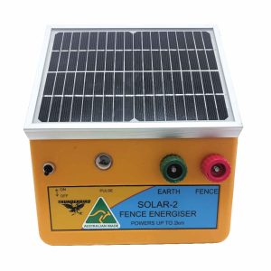 Thunderbird 2km solar electric fence energiser-SOLAR-2-Strip Grazing Energiser