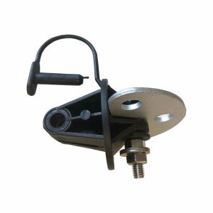 Thunderbird 3 Way Gate Anchor with galvanizd plate for steel post - EF-34BS
