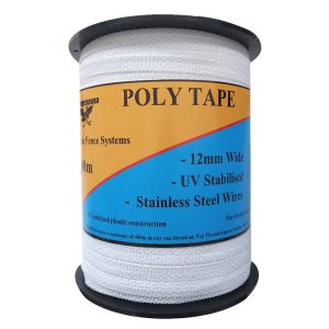 Thunderbird 400m roll Standard Electric Fence Poly Tap Hot Tape EF-40CW