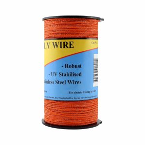 Thunderbird 500m roll Standard Electric Fence Poly Wire-Orange- EF-40DO