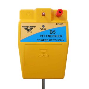 Thunderbird B-5 Battery Powered Electric Fence Energiser Dog & Pet Safe