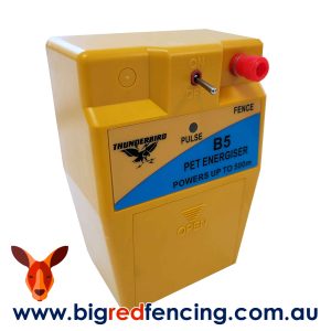 Thunderbird B-5 Battery Powered Electric Fence Energiser Dog & Pet Safe side view