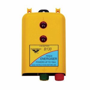 Thunderbird B130 15km Battery Powered Electric Fence Energiser B-130 1.5 joules