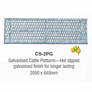 Thunderbird Cattle Weighing Platform Galvanised - CS-2PG
