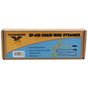 Thunderbird Fencing Premium Chain Wire Strainer with Grab Hook - EF-430 - In Box