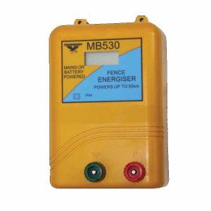 Thunderbird MB-530 50km Mains & Battery Electric Fence Energiser MB530