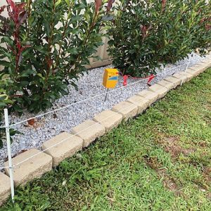 Thunderbird Pet Electric Fence - B-5-Ground Kit set up
