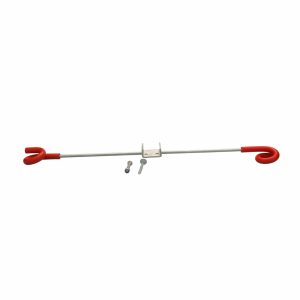 Thunderbird Pig Tail Offset Electric Fence Insulator - Double-250mm - 10 Pack - EF-85D