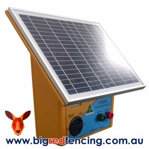 Thunderbird S185B 20km Solar Electric Fence Energiser Australian Made - S-185B Front Side View