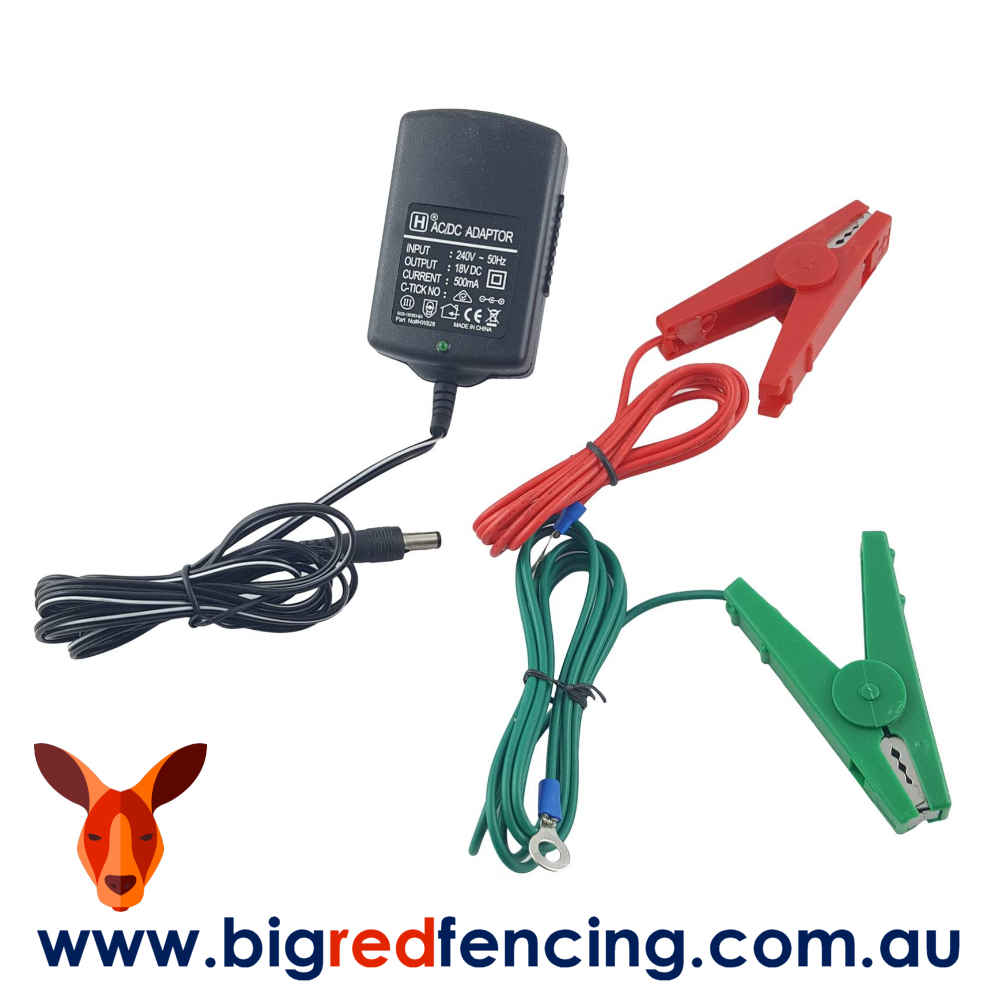 Thunderbird S90B 10Km Solar Electric Fence Energiser - 1 Joule - Australian Made 2 Thunderbird-Solar-electric-fence-energiser-accessories-pack-fence-leads-and-mains-charger