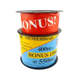 Thunderbird Thunderbraid Super Conductive Electric Fence braided poly wire-550m roll-EF-47AB