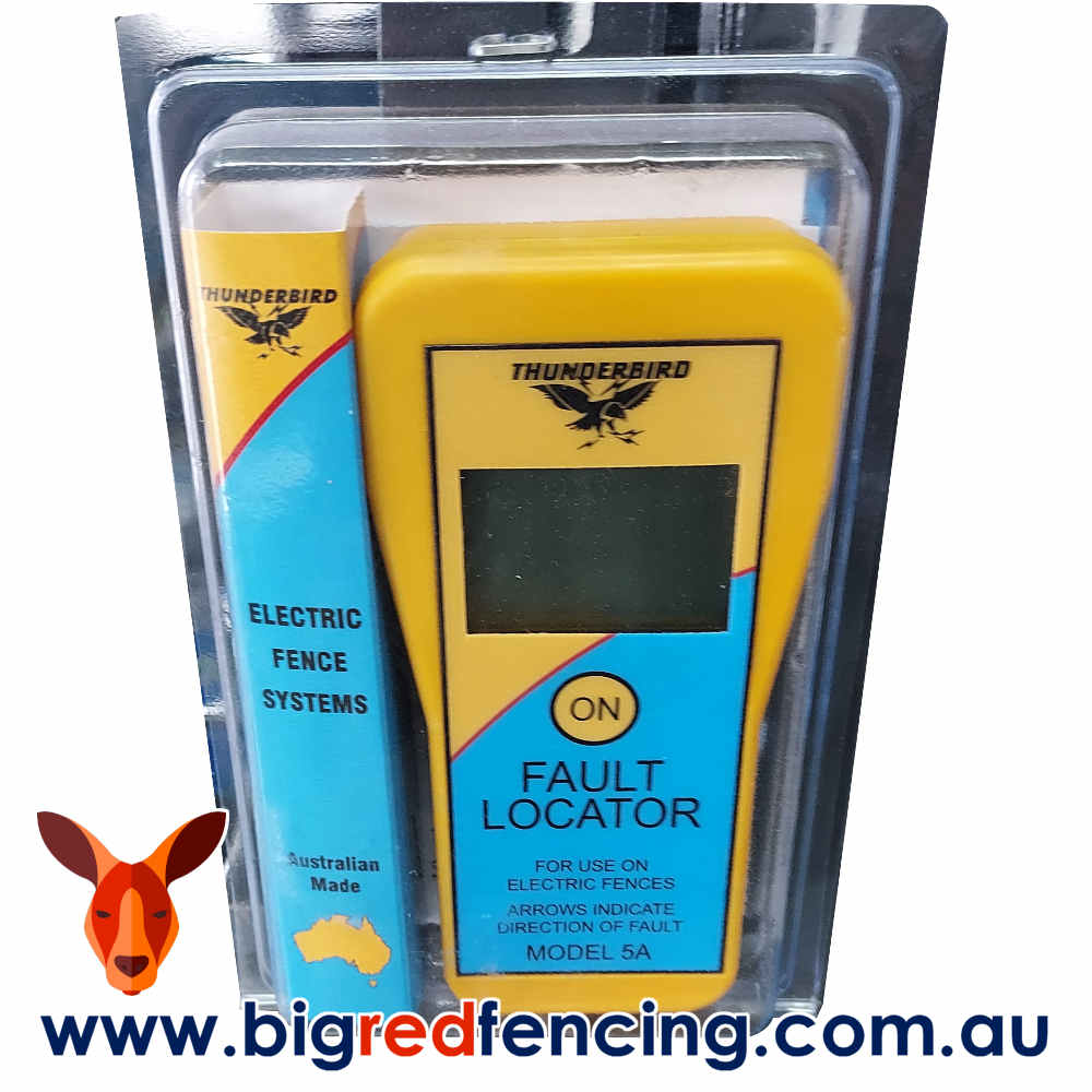 Thunderbird Electric Fence Fault Locator - Ef-5A 2 Thunderbird electric fence tester and fault finder EF-5A - volts amps and direction of fault