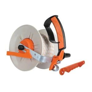 Gallagher pre-wound geared reel with 600m Turbo Braided Wire
