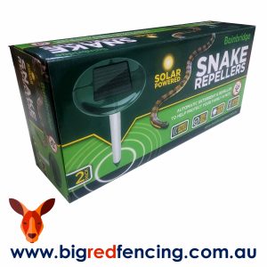 Solar Powered Snake Repellers Box and Instructions